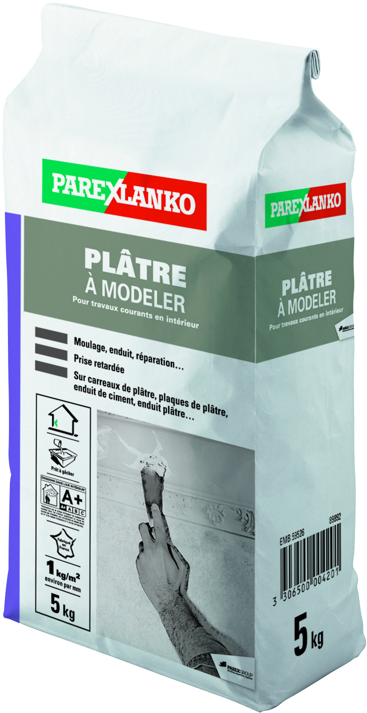 Plâtre à modeler 5kg - PAREXLANKO